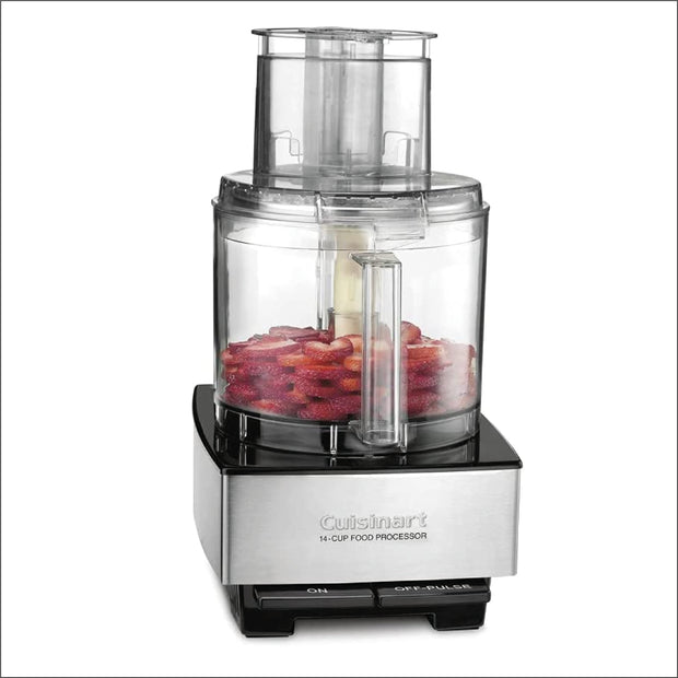 Cuisinart 14 Cup Food Processor, Includes Stainless Steel Standard Slicing Disc (4mm), Medium Shredding Disc, & Stainless Steel Chopping/Mixing Blade, DFP-14BCNY