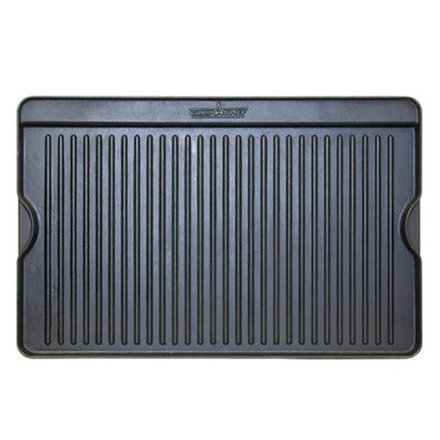 Camp Chef Reversible Pre-seasoned Cast Iron Griddle, Cooking Surface 16" x 24"