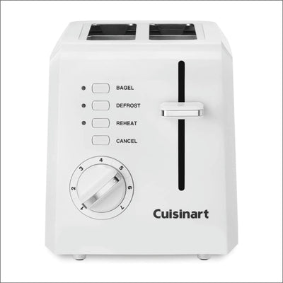 Cuisinart 2-Slice Toaster Oven, Compact, White, CPT-122