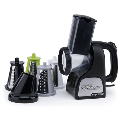 Presto 02970 Professional SaladShooter Electric Slicer/Shredder, Black,1 count