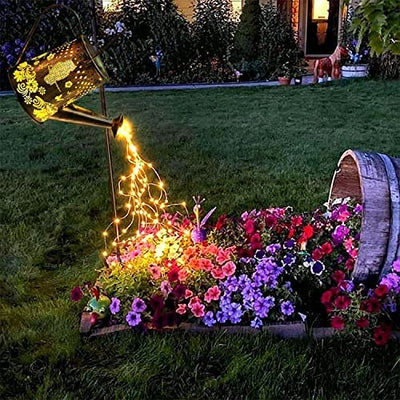EDOF Watering Can Solar Lights,Gardening Gifts for Mom,Hanging Solar Lanterns Outdoor Watering Can Lights,Waterproof Patio Decor (Warm White)