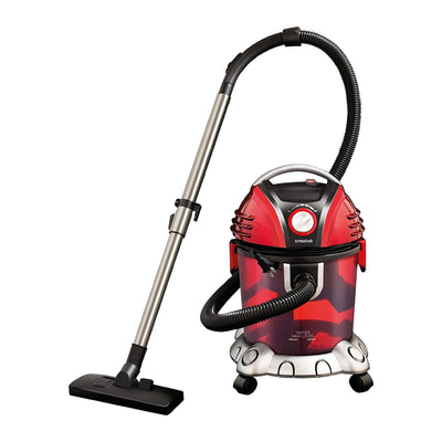 4 Gallon Water Filtration Wet/Dry Vacuum Cleaner with Blowing Function for Hard Floor and Carpet, Bagless, Corded, HEPA Filter
