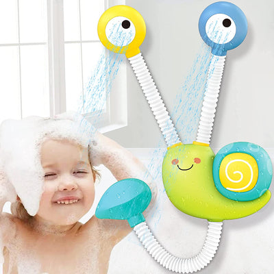 Bath Toys for Baby Toddlers, Upgrade Electric Shower Head Baby Bath Toys Double Sprinkler Bathtub Tub Water Toys for Kids Preschool Child 18 Months and up