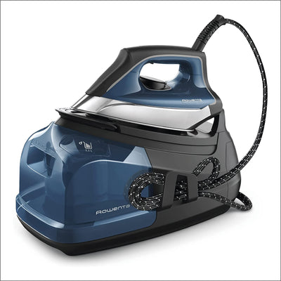 Rowenta Perfect Pro Stainless Steel Soleplate Steam Station for Clothes with Water Tank 1.1 Liter Capacity, Removable Tank 1800 Watts Ironing, Fabric Steamer, Garment Steamer DG8624