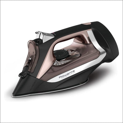Rowenta Access Stainless Steel Soleplate Steam Iron with Retractable Cord 350 Microsteam Holes 1725 Watts Ironing, Fabric Steamer, Garment Steamer, Powerful Steam, Auto-Off DW2459